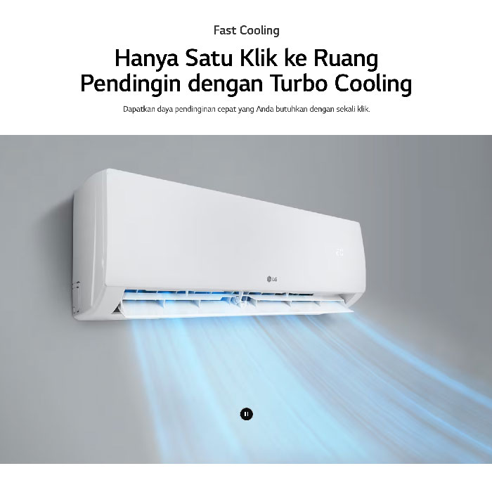 LG AC Standard Wall Mounted Split 1/2 PK - H05TN4